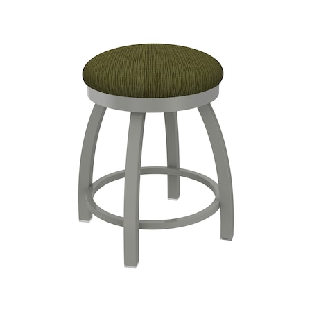 Holland Bar Stool Co 18" Swivel Vanity Stool, Nickel Finish, Graph Parrot Seat 80218AN015